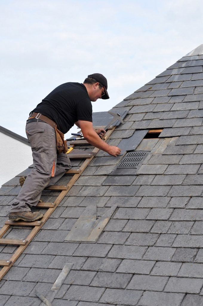 Roof being repaired in Brimington